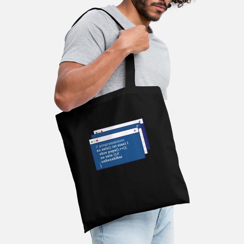 Entwickler Coder Programmierer Vater Stoffbeutel