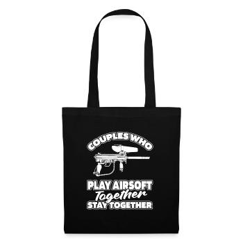 Paire Airsoft - Sac en tissu - noir - Devant