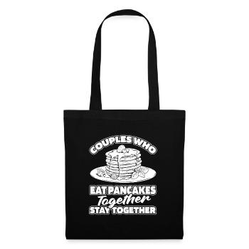 Pancakes Pair - Tote Bag - black - Front