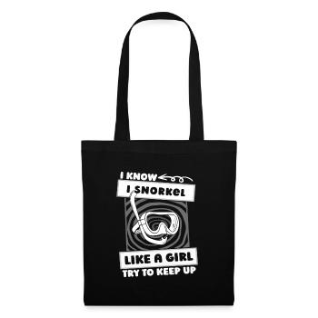 Snorkeling Girls - Tote Bag - black - Front