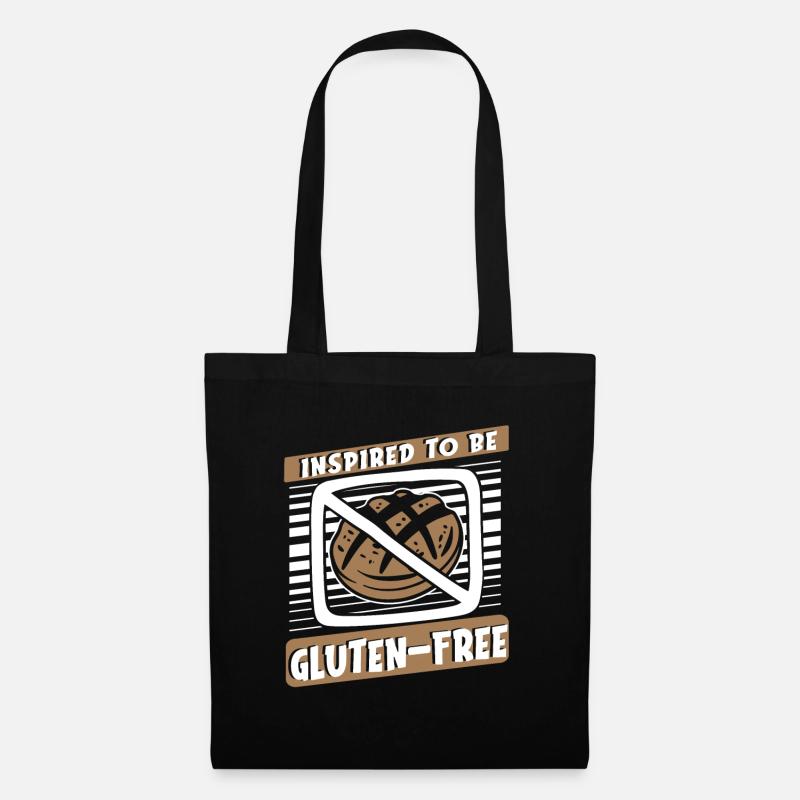 Glutenfrei - Stoffbeutel - Schwarz
