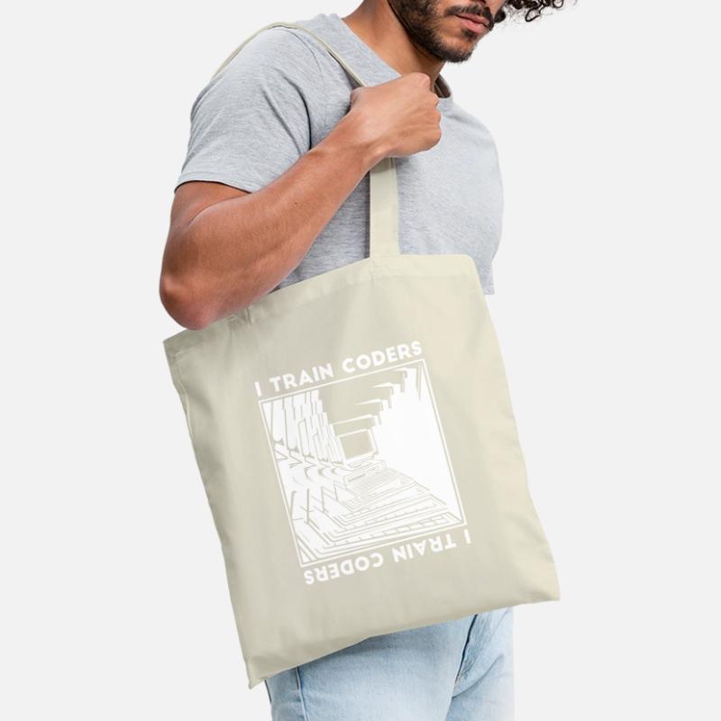Entwickler Coder Programmierer Rechner Stoffbeutel