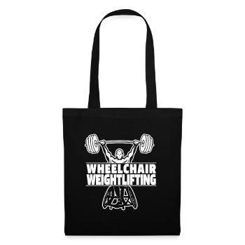 Weightlifting Weightlifting Wheelchair - Tote Bag - black - Front