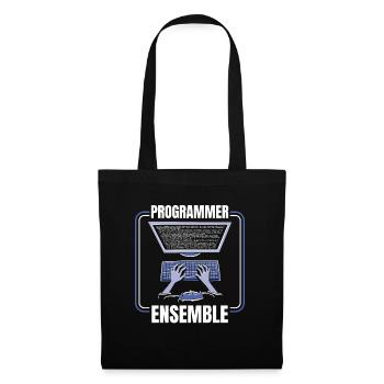 Developer Coder Programmer Ensemble - Tote Bag - black - Front