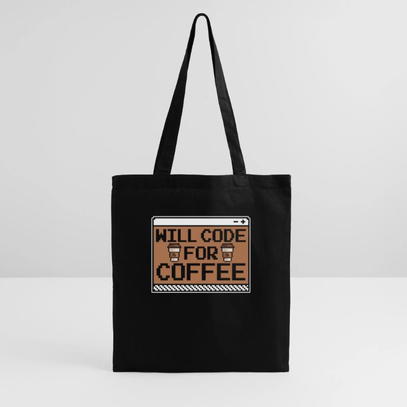 Entwickler Coder Programmierer Kaffee Stoffbeutel