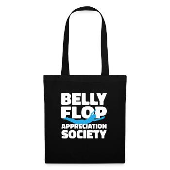Diving Diver Belly clap - Tote Bag - black - Front