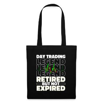 Day Trading Day Trader in Retirement - Tote Bag - black - Front