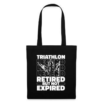 Triathlon Triathlete Retired - Tote Bag - black - Front