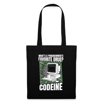 Developer Coder Programmer Codein - Tote Bag - black - Front