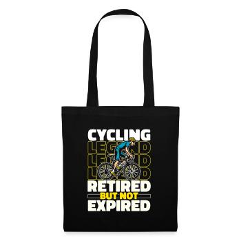 Road cycling Retired cyclists - Tote Bag - black - Front