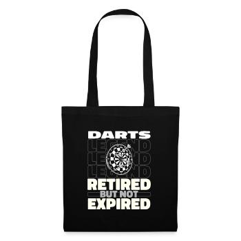 Retired Darts Darts Player - Tote Bag - black - Front