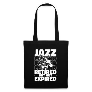 Jazz Music in Retirement - Tote Bag - black - Front