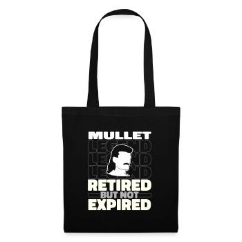 Retired Vokuhila - Tote Bag - black - Front