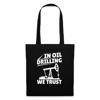 Oilfield oil rig facility - Tote Bag - black - Front
