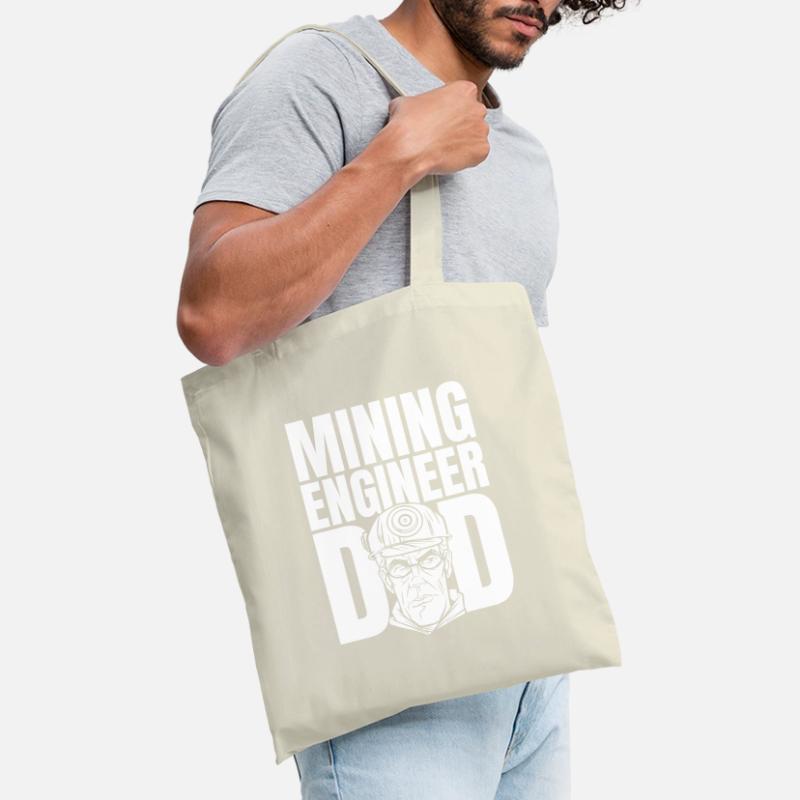 Engineer Dad Mining Engineer Tote Bag