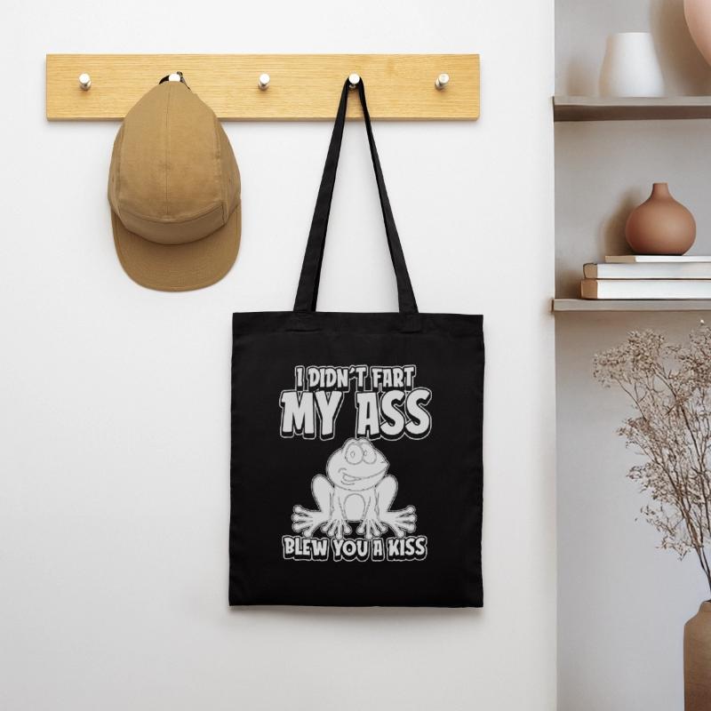 Frog Toad Humor Tote Bag