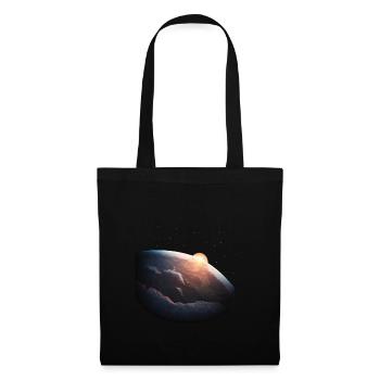 Lever de soleil sur le sol - Sac en tissu - noir - Devant