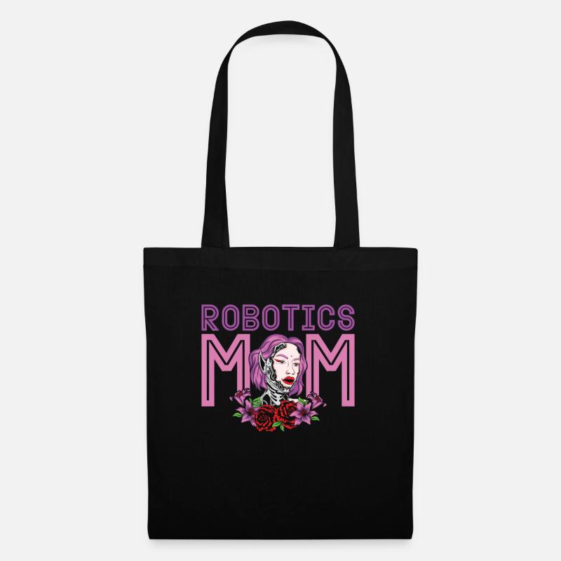 Robotik Ai Roboter Mutter Robotics Mom - Stoffbeutel - Schwarz