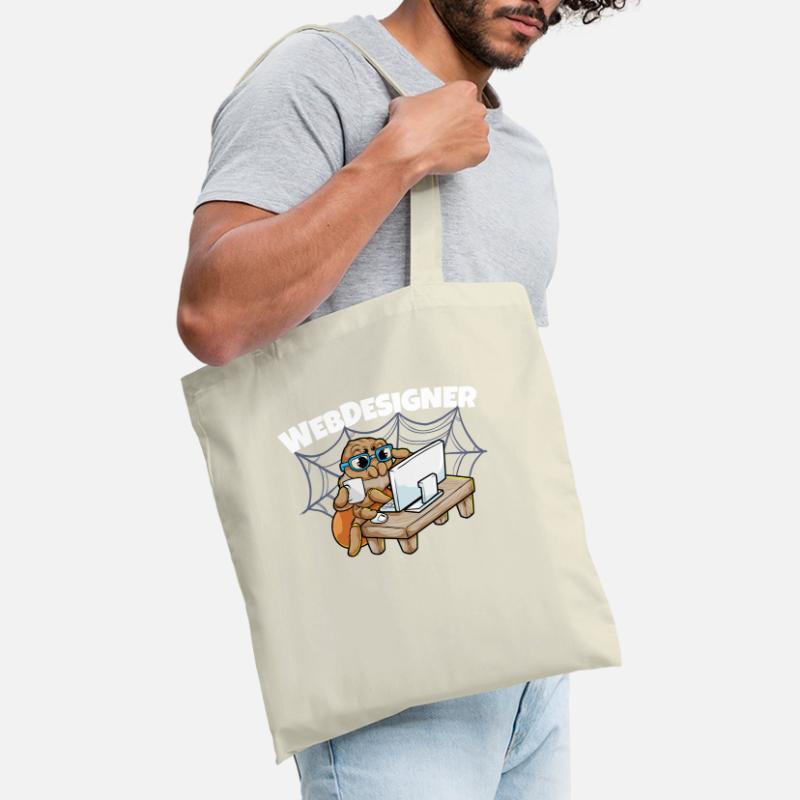 Webdesign Spider Programmation Programmeur IT Sac en tissu