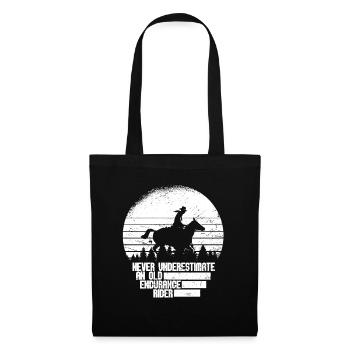 Horse Equestrian Sport Endurance Riding - Tote Bag - black - Front