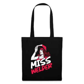 Welder Locksmith Girl - Tote Bag - black - Front