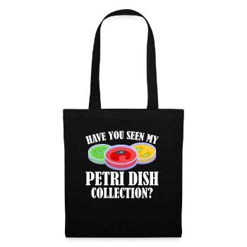 Biology Biologist Petri dish - Tote Bag - black - Front