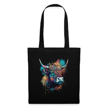Highland cow - Tote Bag - black - Front