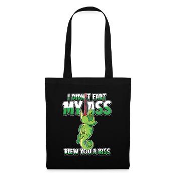 Caméléon Chamäleon - Sac en tissu - noir - Devant