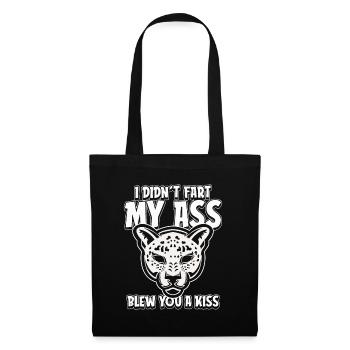 Jaguar Fun Je n’ai pas pété mes fesses t’a soufflé un baiser - Sac en tissu - noir - Devant