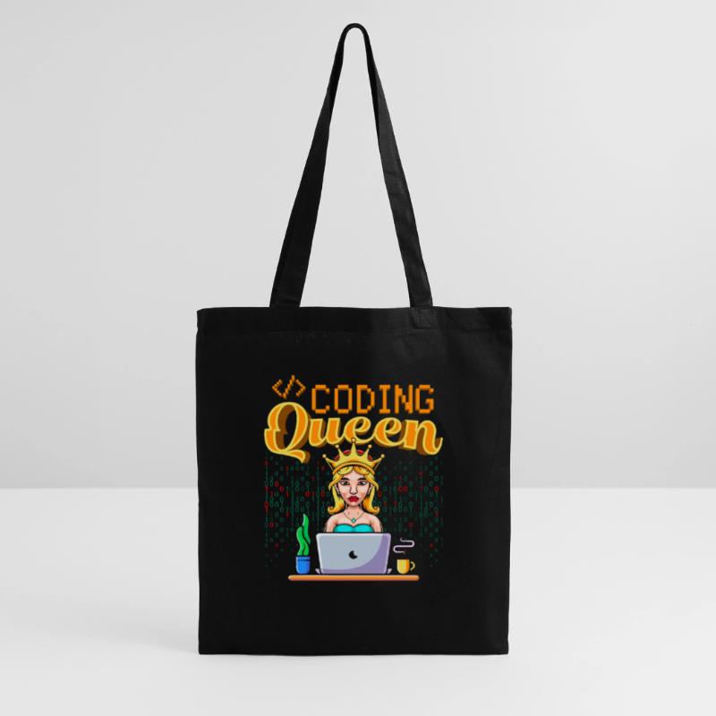 Développeur Coder Programmeur Queen Sac en tissu