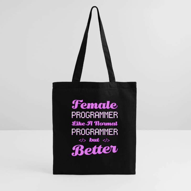 Developer Coder Programmer Female Tote Bag
