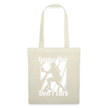 Softball Fänger Catcher Hair Don't Care - Tote Bag - nature - Front