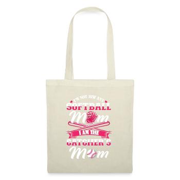 Maman softball - Sac en tissu - nature - Devant