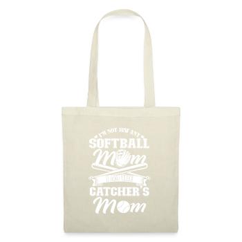 Maman softball - Sac en tissu - nature - Devant