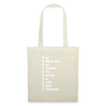 Funny Taekwondo Quotes Martial Artist Gift - Tote Bag - nature - Front