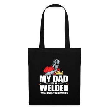 Welder Locksmith Dad - Tote Bag - black - Front