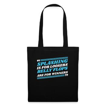 Plongée Plongeur pulvérisation - Sac en tissu - noir - Devant