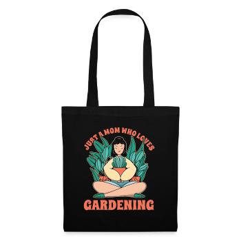 Hobbygärtner Garten Mutter Gärtnerische Mama - Stoffbeutel - Schwarz - Vorne