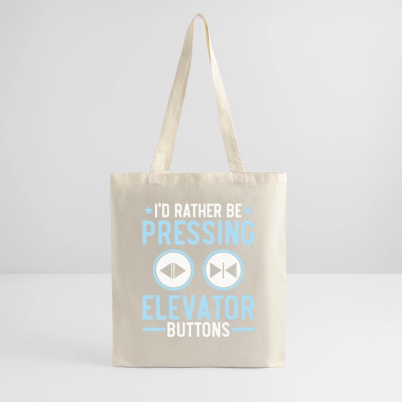 I would rather press elevator buttons elevators Tote Bag