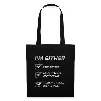 Beekeeping Lovers Funny Beekeeping Quotes - Tote Bag - black - Front