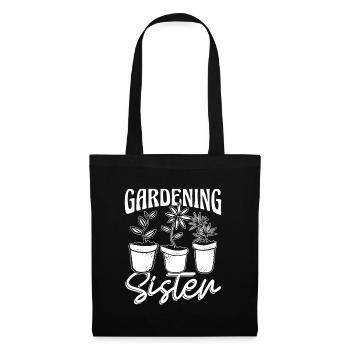 Hobby Jardinier Jardinier Jardinier Sœur - Sac en tissu - noir - Devant