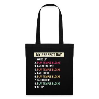Funny Temple Blocks Players Temple Blocks Lovers - Tote Bag - black - Front