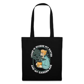 Hobby Jardinier Jardinier Jardinier Sœur - Sac en tissu - noir - Devant