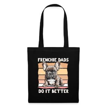 Frenchie Dads Do It Better - Tote Bag - black - Front