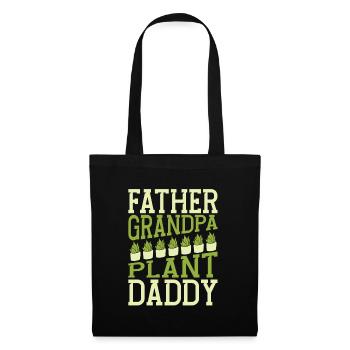 Hobbygärtner Garten Papa Gärtnerischer Opa - Stoffbeutel - Schwarz - Vorne