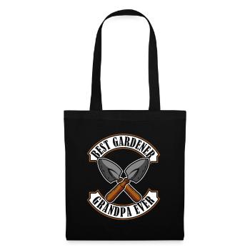 Hobby Gardener Jardin Grand-père Jardinage Grand-père - Sac en tissu - noir - Devant