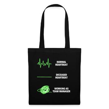 Team Manager Worker Funny Team Manager Jobs - Tote Bag - black - Front