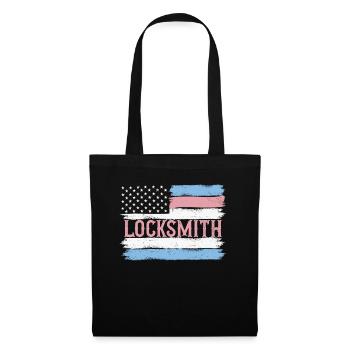 US Pride Metal Worker Mechanic Gift Idea - Tote Bag - black - Front