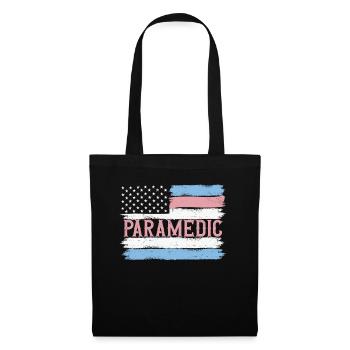 US Pride Rescuer Ambulance Gift Idea - Stoffbeutel - Schwarz - Vorne