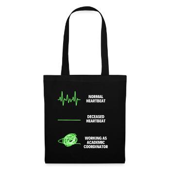 Academic Coordinator Job Funny Coordinator Advisor - Stoffbeutel - Schwarz - Vorne